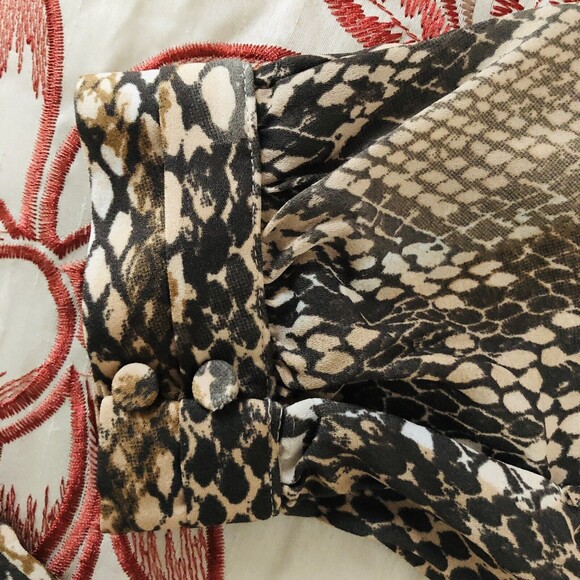 H&M Long Sleeve Animal Print Dress Size 10 Excellent Condition $ - Picture 6 of 8